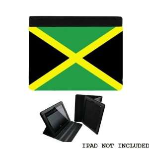 Jamaica Jamaican Flag iPad 2 3 Leather and Faux Suede Holder Case 