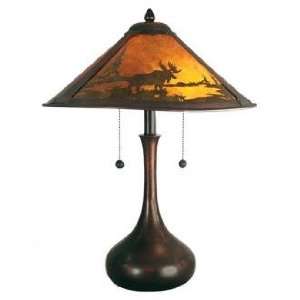  Dale Tiffany Winderness Mica Shade Table Lamp