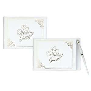  Wedding Favors White Wedding Guest Book   Without Pen 
