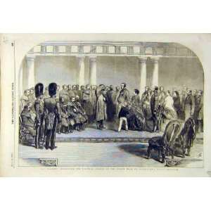  1855 Buckingham Palace Queen Wounded Guards Inspection 