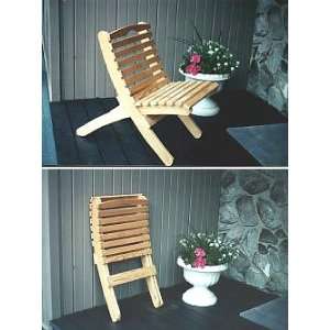  Two Piece Occasional chair, white cedar