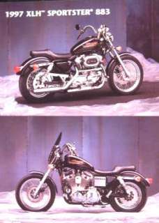1997 Harley Davidson XLH Sportster 883 Color Brochure  