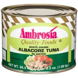Ambrosia White Chunk Albacore Tuna In Grocery & Gourmet Food
