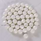 15 MOP Shell Round Beads CREAMY WHITE 8mm  