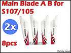 8x S107 04 Main Blade A B Syma RC Helicopter Parts Yel  