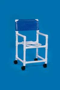 WHEELED ROLLING SHOWER COMMODE CHAIR  