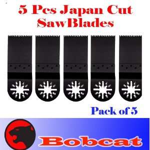  Pack of 5 Japan Tooth Fast Cut Oscillating Multi Tool Saw 