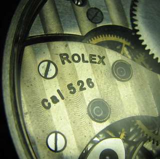 ROLEX Vintage 1940s WWII Era Mens Wrist Watch Steel  