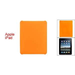   Orange Rubberized Plastic Back Shield Cover for iPad 1 Electronics