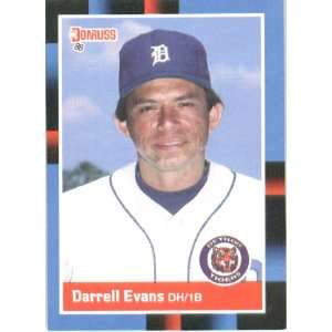  1988 Donruss # 250 Darrell Evans Detroit Tigers Baseball 
