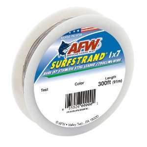 com American Fishing Wire Surfstrand Bare 1x7 Stainless Steel Leader 