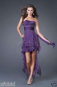Prom Gowns Party Dress Evening Cocktail dress*purple  