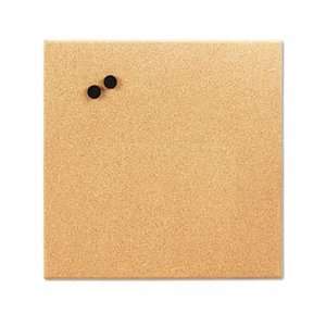    Magnetic Canvas Cork Board, 17 x 17, Unframed Cork