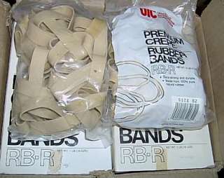 LOT 3 lb RUBBERBANDS #82 2.5 x 1/2 rubber bands NEW  