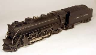 JO Lionel Pre War 2 6 2 Locomotive #1666 w/ Tender #2266W (whistle 
