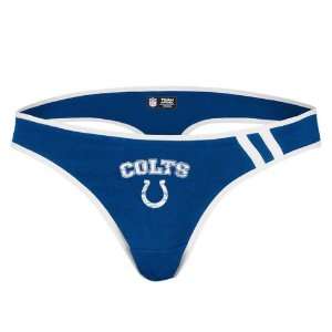  Indianapolis Colts Womens Mystic Memory III Blue Thong 