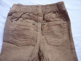 NWT Boys Gymboree sweater & brown corduroy elastic pants ~ 18 24 