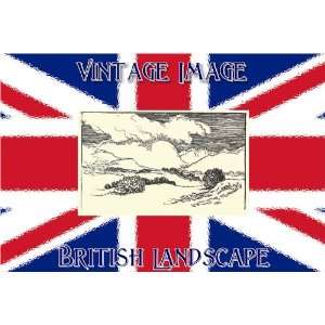 inch x 2 inch (7.5cm x 5cm) Acrylic Fridge Magnet British Landscape 