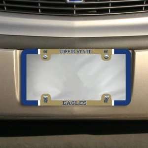  NCAA Coppin State Eagles Thin Rim Varsity License Plate 