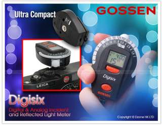 Gossen Digisix Analog Incident Reflected Meter #Q020  