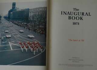 The Inaugural Book 1973 Richard Nixon HB DJ 1st edition  