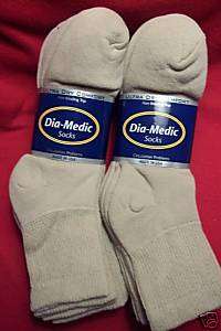 12 Pr Lot Dia Medic 9 11 Diabetic Socks, 1/4s, Khaki  