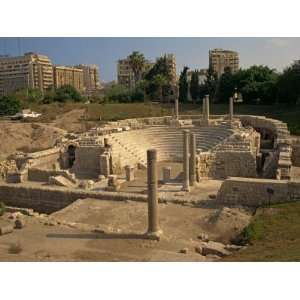  Roman Amphitheatre, Alexandria, Egypt, North Africa 