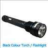 Black 65W 6000Lumen HID Xenon 6600mAh Smart Torch Flashlight Camping 