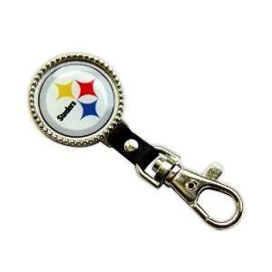  Pittsburgh Steelers Purse Key Id Clip Holder NFL 