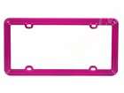 License Plate Frame Cover CAPS Big Plastic Hot Pink New