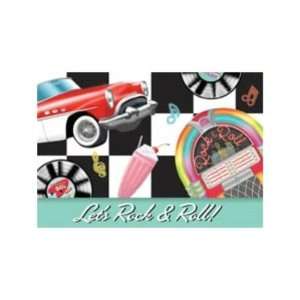  50s Sock Hop Rock & Roll Party Invitations Case Pack 4 