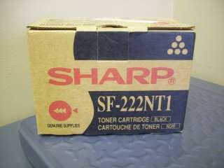 Sharp SF 222NT1 TONER CARTRIDGE MPN BLACK NEW IN BOX  