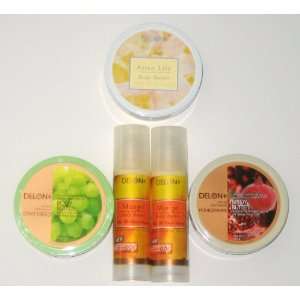  Delon Body Butter Variety Package of 4 Different Scents 