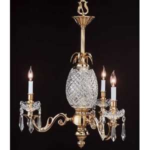     Three Arm Chandelier by Waterford Crystal