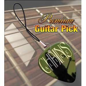 Alice In Chains (Green) Premium Guitar Pick Phone Charm 