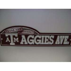  Texas A&M University Street / zone signs 