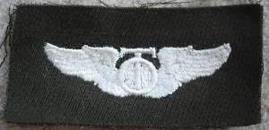 WW2 Air Corps AAF Technical Observer wings cloth patch  