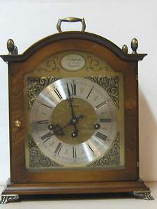 Bulova Westminster Chime Keywind Carraige,Mantel Clock #340 020 2 