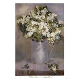    White Lilacs   Poster by Andrea Dern (27.5 x 39.38)