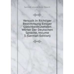   Sprache, Volume 3 (German Edition) Samuel Johann Ernst Stosch Books