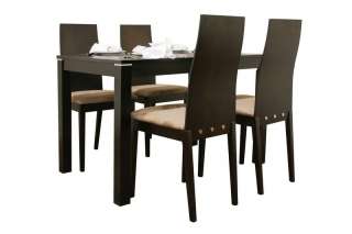   dining area our solid wood with wenge veneer dining set s smaller size