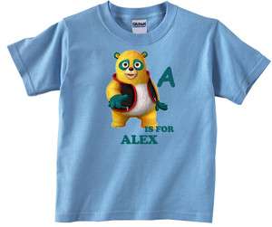 Personalized Custom Special Agent Oso ABC Blue Birthday T Shirt Add 