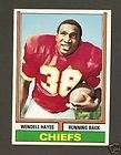 1967 TOPPS 36 WENDELL HAYES BRONCOS VG EX 14206  