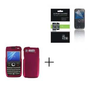  NOKIA MYSTIC E73 Rose Red Rubberized Hard Protector Case 