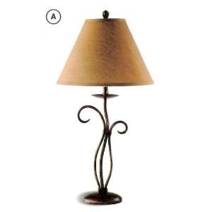  All new item Metal flower style table lamp with matching shade 