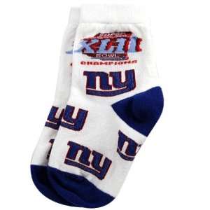  13) All Over Super Bowl XLII Team Logo Bootie Socks