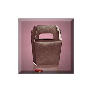   Choco Embossed Paper Tote Boxes