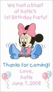 Mickey & Minnie Birthday Party Magnets Favors Kids Baby  