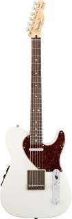 Fender Acoustasonic Telecaster® Tele Rosewood Fretboard Olympic White 