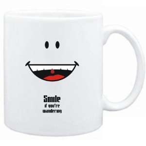   Mug White  Smile if youre wandering  Adjetives